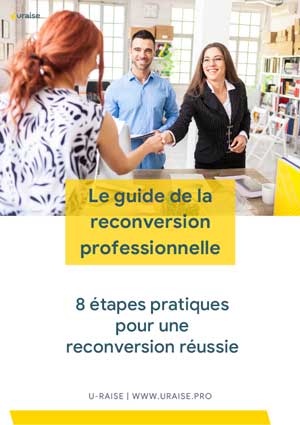 Couverture du guide U-raise sur la reconversion professionnelle